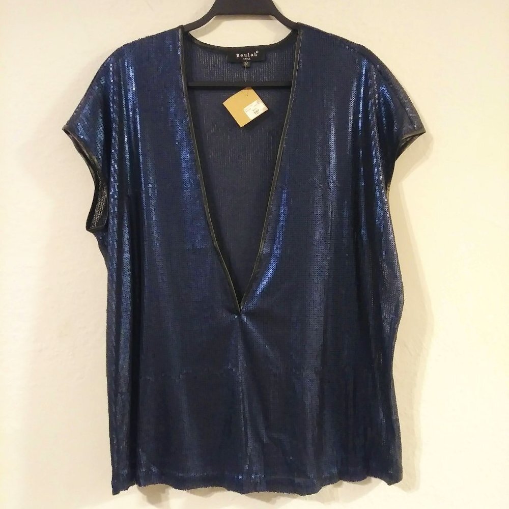Beulah‎ Textured Blouse